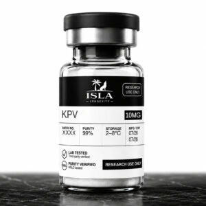 Isla Longevity KPV 10mg research peptide vial Isla Longevity KPV 10mg research peptide vial