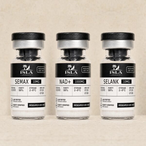 ISLA-STACK-COGNITIVE Isla Longevity Cognitive Stack: Semax, NAD+ and Selank vials