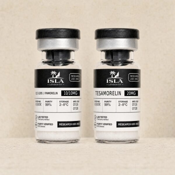 ISLA-STACK-GH-SUPPORT Isla Longevity GH Support Stack: CJC-1295 Ipamorelin and Tesamorelin 20mg vials